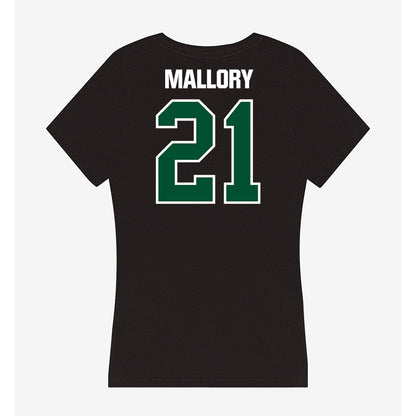 Miami - NCAA Football : Javian Mallory - Women's V-Neck T-Shirt-1