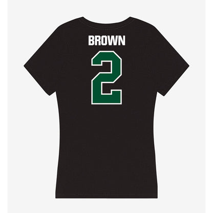 Miami - NCAA Football : Damari Brown - Women's V-Neck T-Shirt-1