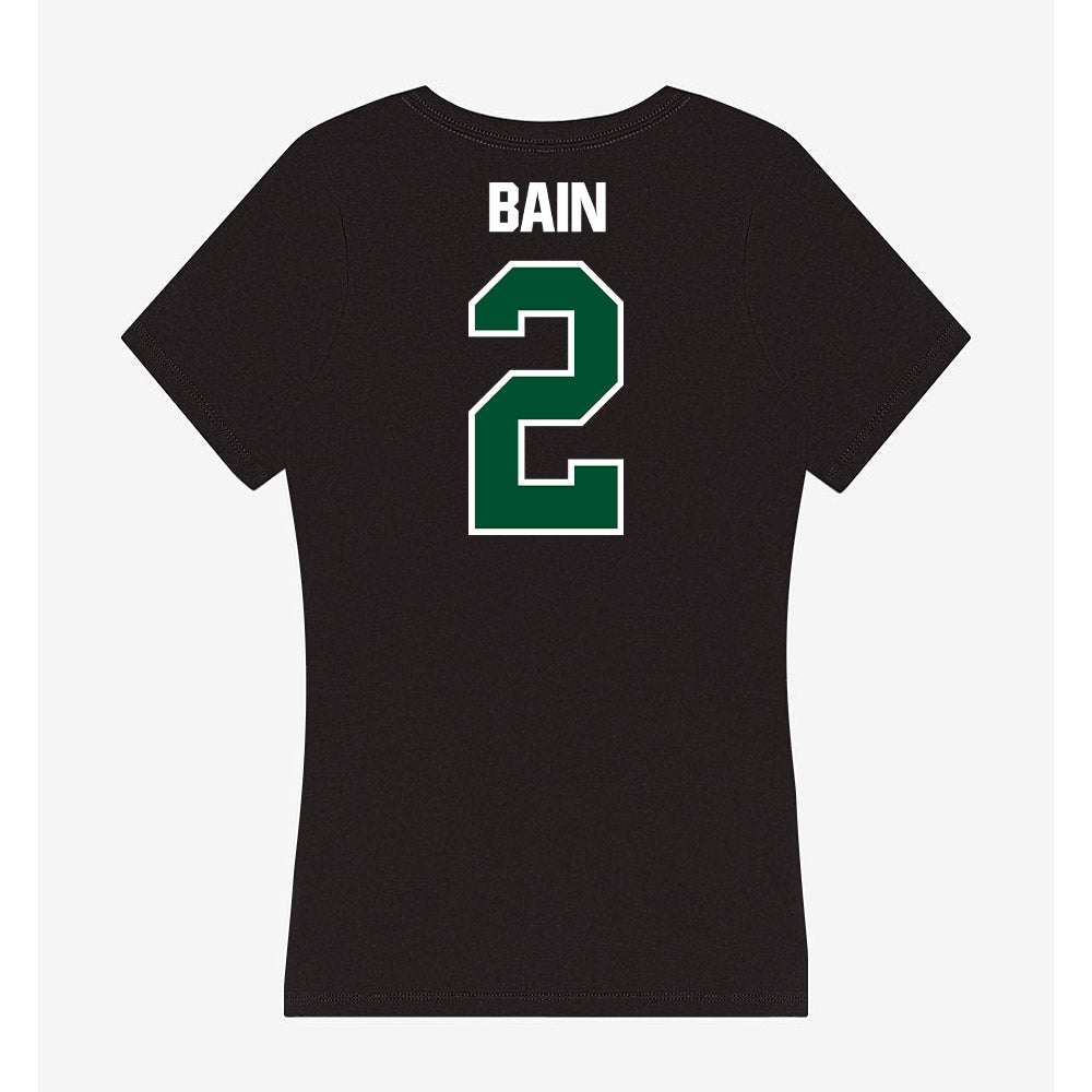 Miami - NCAA Women's Volleyball : Avery Bain - Women's V-Neck T-Shirt-1