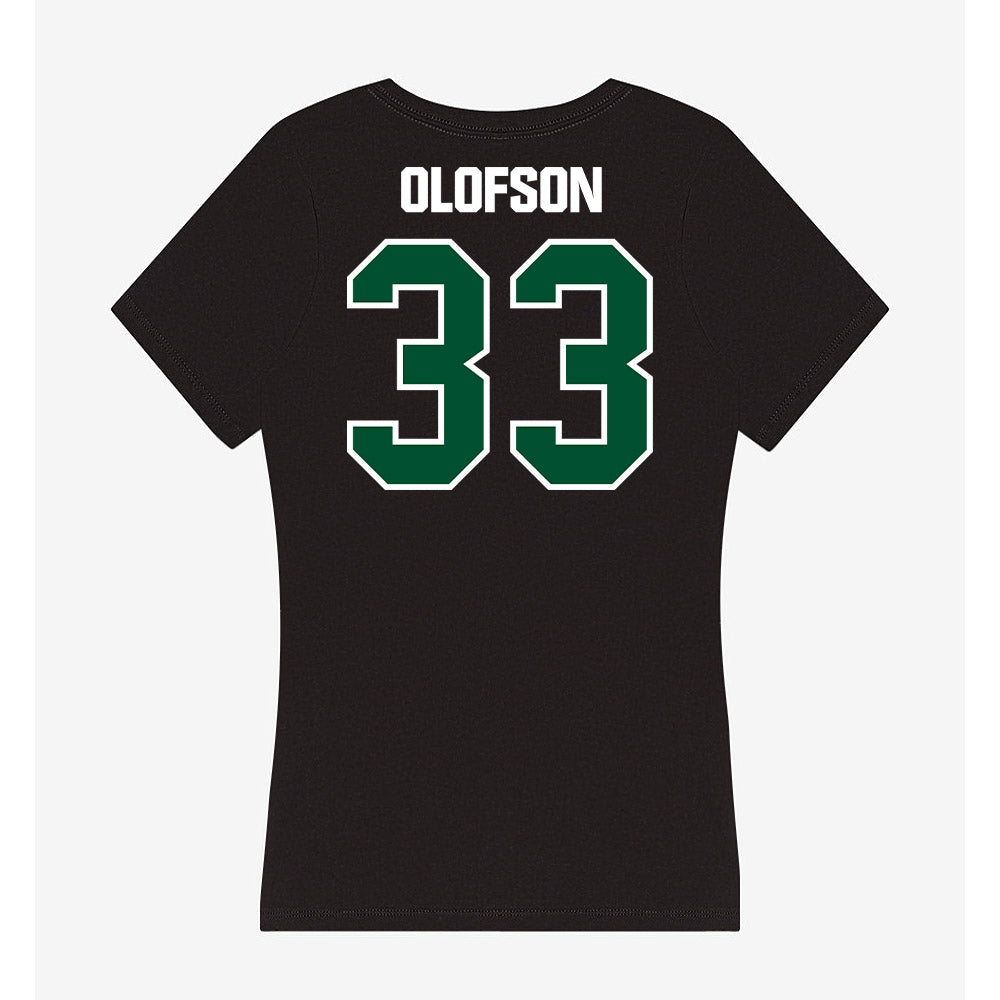 Miami - NCAA Women's Soccer : Atlee Olofson - Women's V-Neck T-Shirt-1