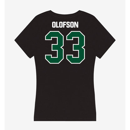 Miami - NCAA Women's Soccer : Atlee Olofson - Women's V-Neck T-Shirt-1