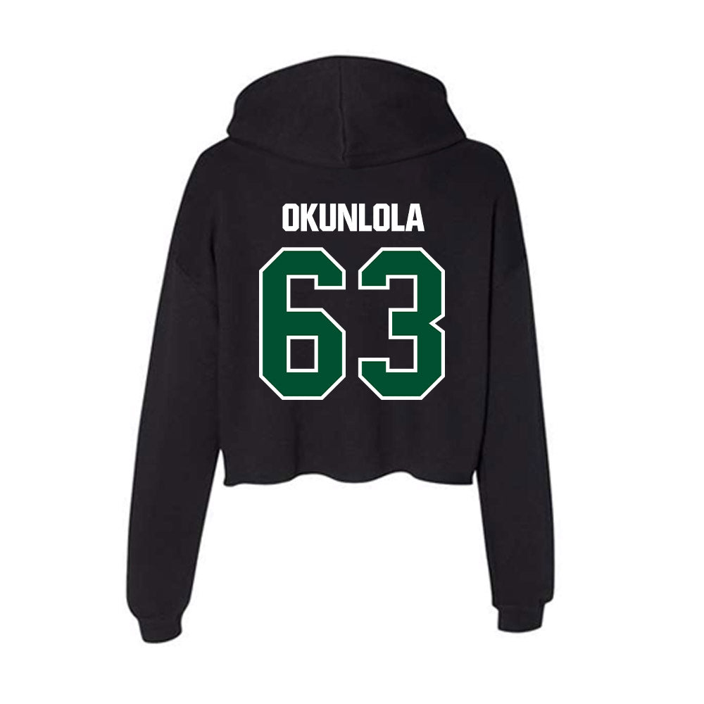 Miami - NCAA Football : Samson Okunlola - Women's Crop Fleece Hoodie-1