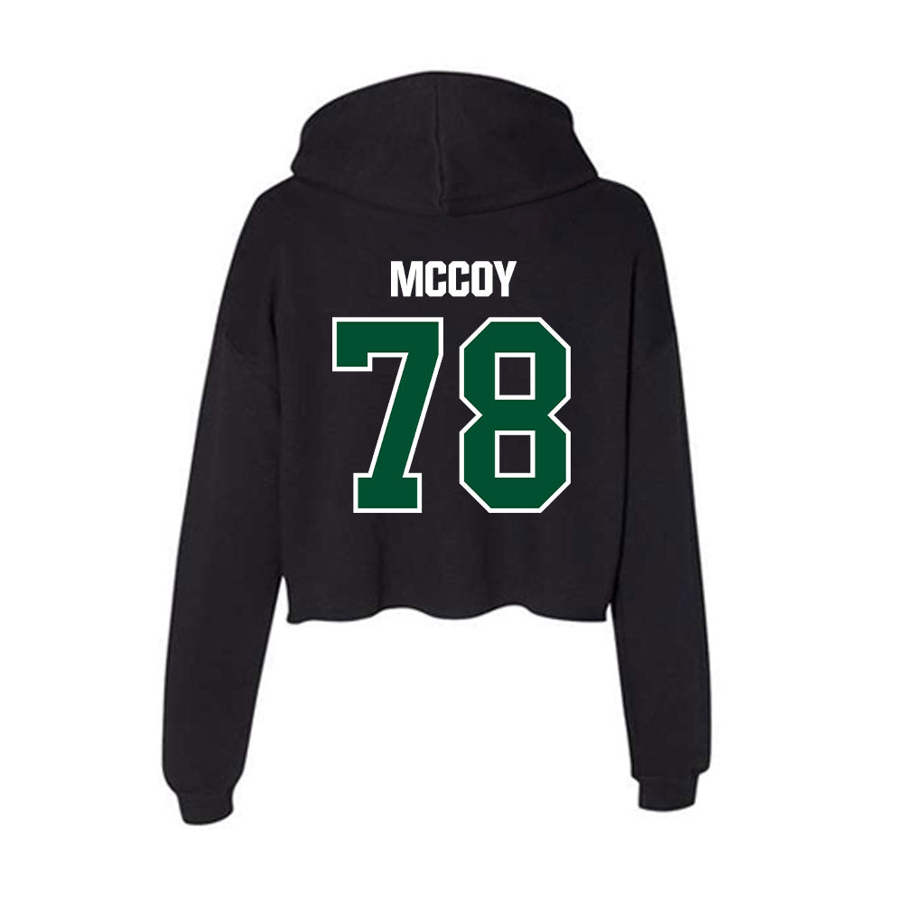 Miami - NCAA Football : Matthew McCoy - Women's Crop Fleece Hoodie-1