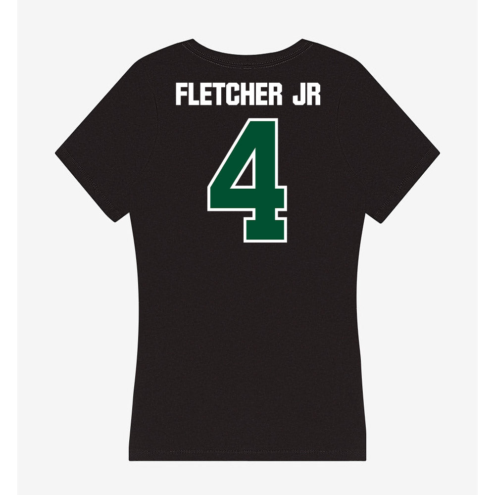 Miami - NCAA Football : Mark Fletcher Jr - Women's V-Neck T-Shirt-1