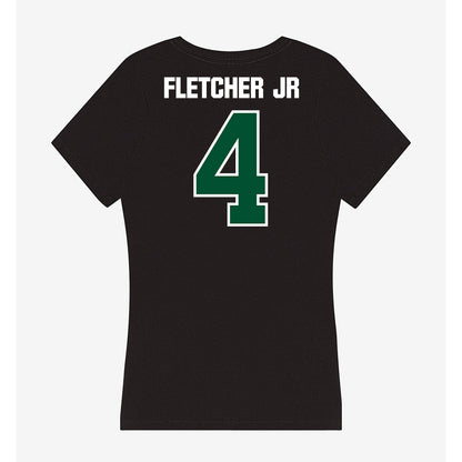 Miami - NCAA Football : Mark Fletcher Jr - Women's V-Neck T-Shirt-1