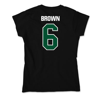 Miami - NCAA Football : CharMar Brown - Soft Style Women’s T-Shirt-1