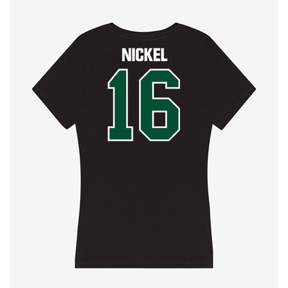 Miami - NCAA Football : Luke Nickel - Women's V-Neck T-Shirt-1
