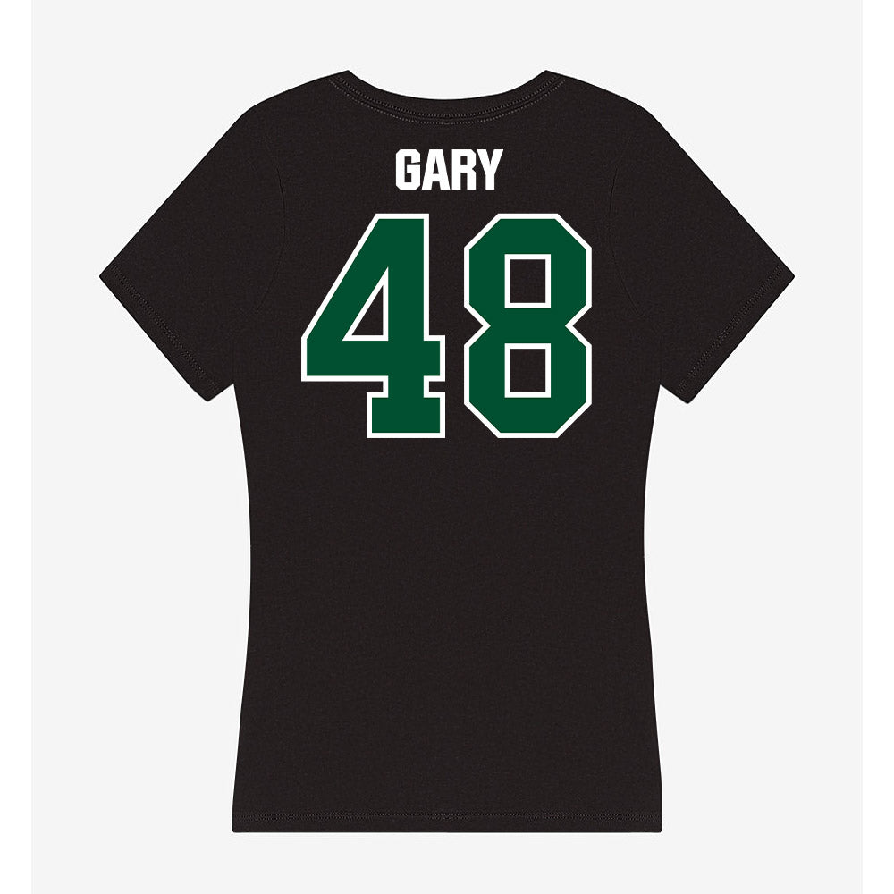 Miami - NCAA Baseball : Bennett Gary - Women's V-Neck T-Shirt-1