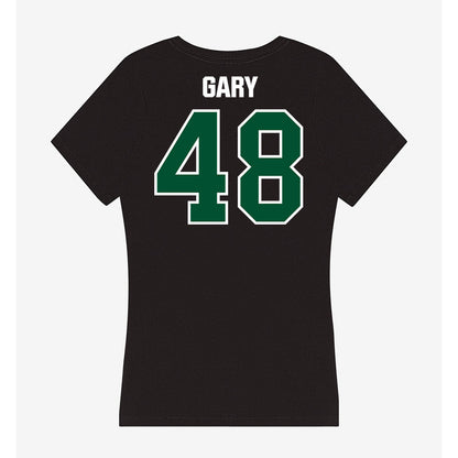 Miami - NCAA Baseball : Bennett Gary - Women's V-Neck T-Shirt-1
