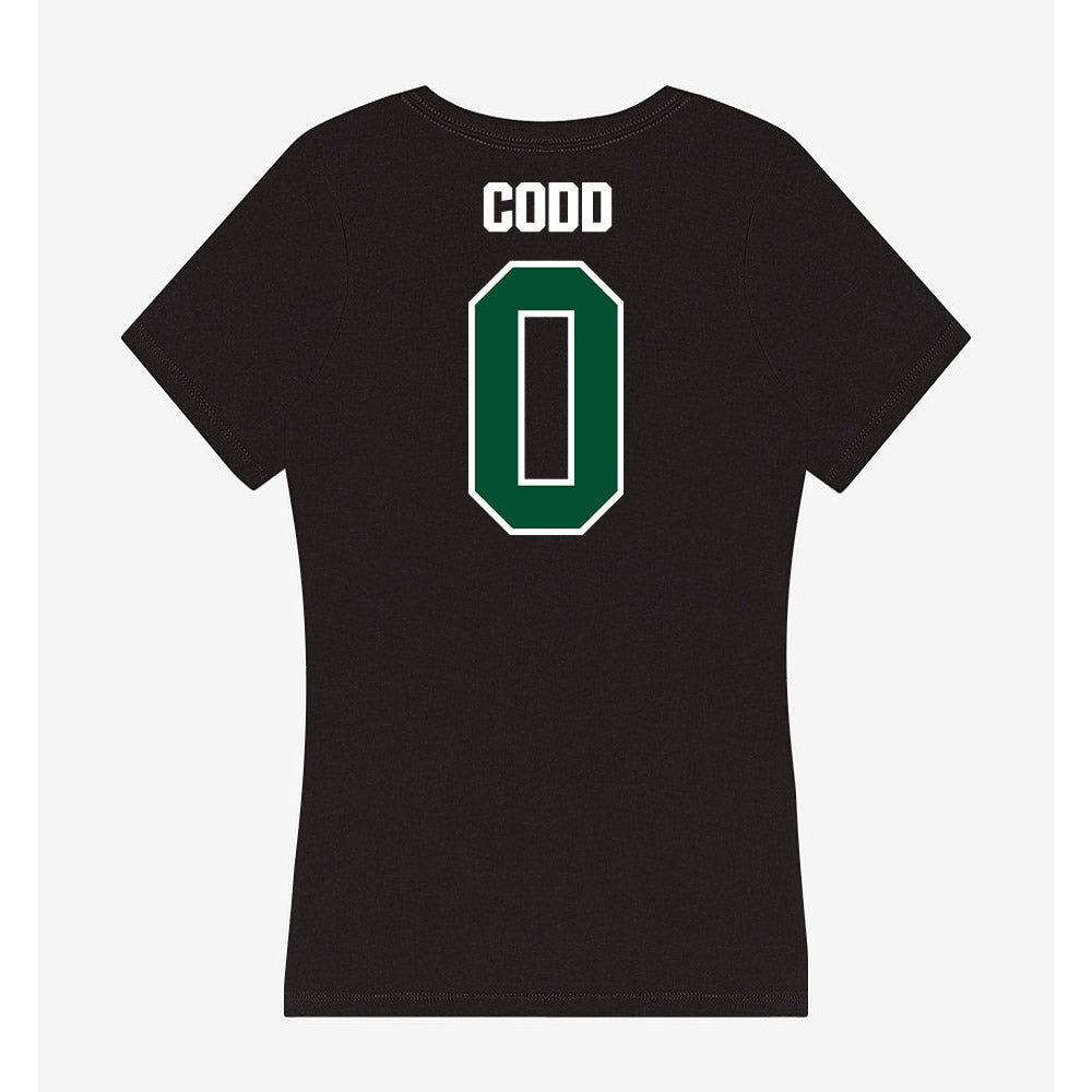 Miami - NCAA Women's Track & Field : Iyonna Codd - Women's V-Neck T-Shirt-1