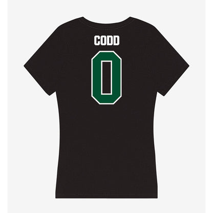 Miami - NCAA Women's Track & Field : Iyonna Codd - Women's V-Neck T-Shirt-1