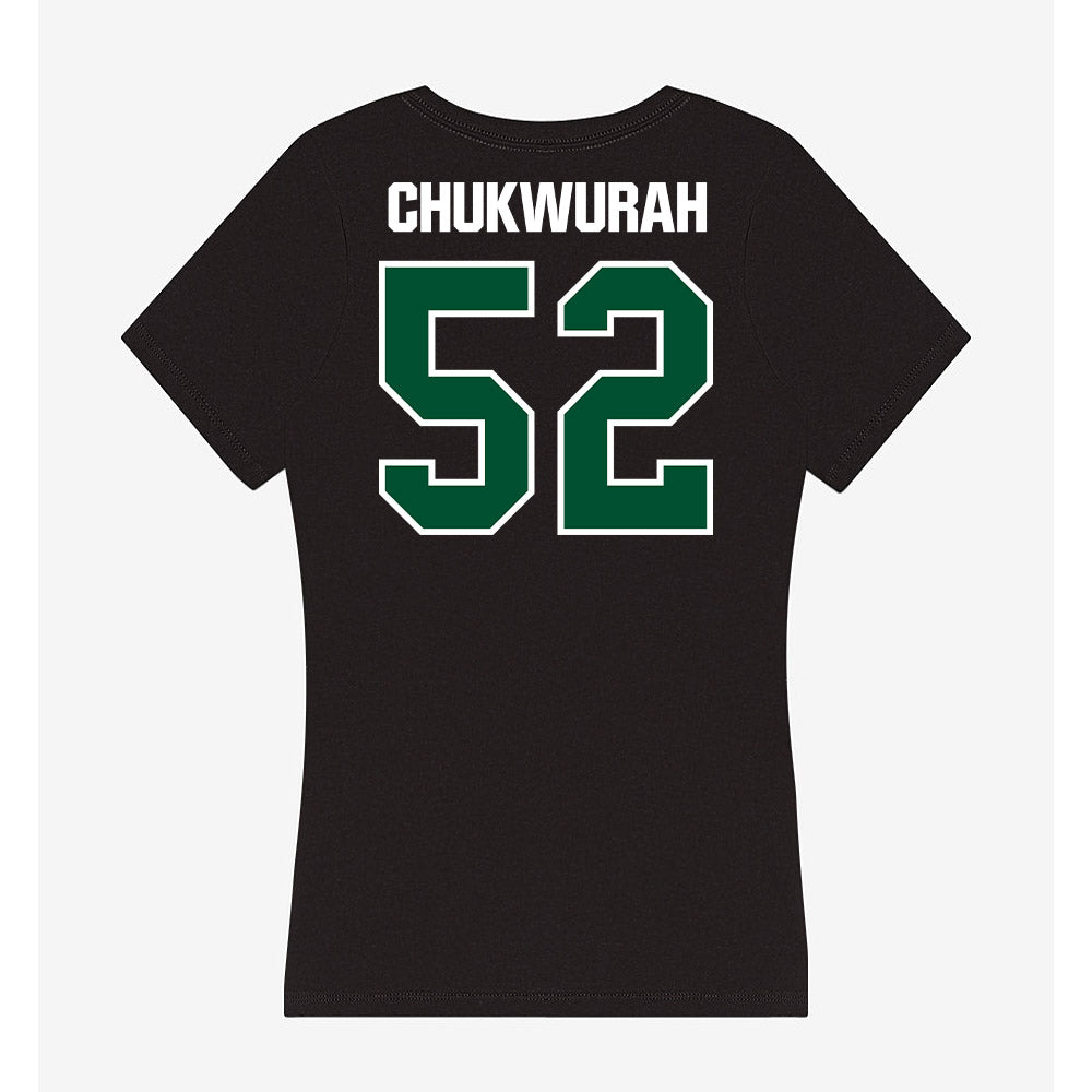 Miami - NCAA Football : Isaac Chukwurah - Women's V-Neck T-Shirt-1