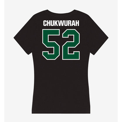 Miami - NCAA Football : Isaac Chukwurah - Women's V-Neck T-Shirt-1