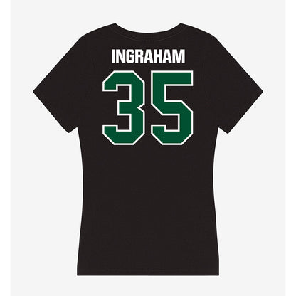 Miami - NCAA Football : Monroe Ingraham - Women's V-Neck T-Shirt-1