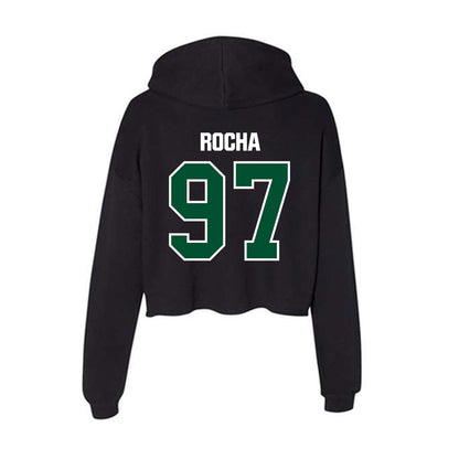 Miami - NCAA Football : Will Rocha - Women's Crop Fleece Hoodie-1