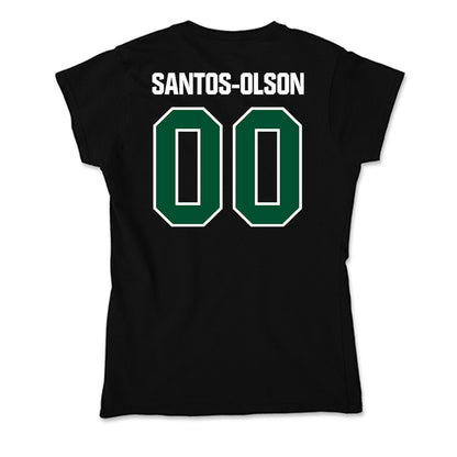 Miami - NCAA Baseball : Sebastian Santos-Olson - Soft Style Women’s T-Shirt-1