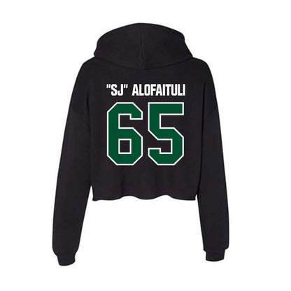 Miami - NCAA Football : Seuseu "SJ" Alofaituli - Women's Crop Fleece Hoodie-1