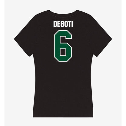 Miami - NCAA Baseball : Brandon DeGoti - Women's V-Neck T-Shirt-1