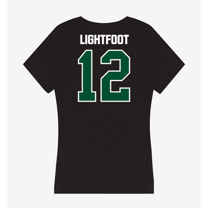Miami - NCAA Football : Marquise Lightfoot - Women's V-Neck T-Shirt-1