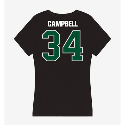 Miami - NCAA Football : Jordan Campbell - Women's V-Neck T-Shirt-1