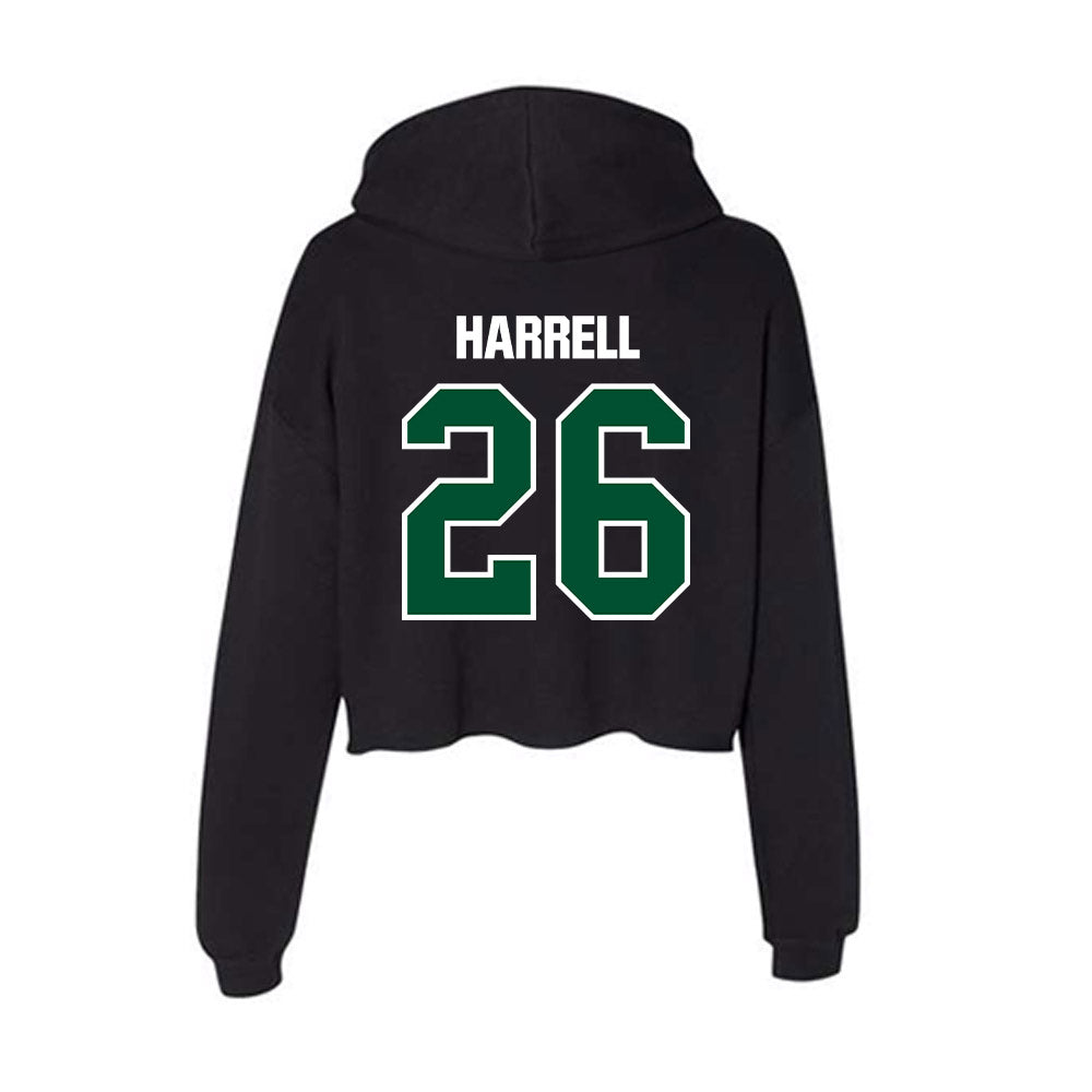 Miami - NCAA Women's Soccer : Dakota Harrell - Women's Crop Fleece Hooded Sweatshirt-1