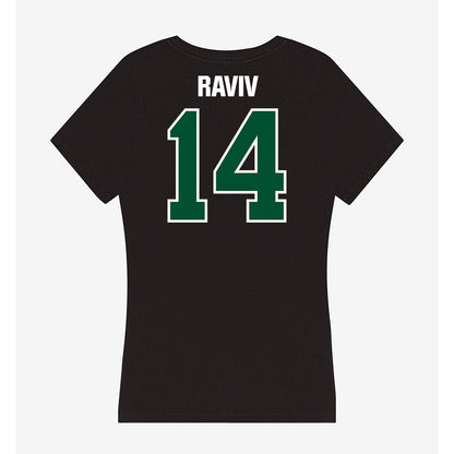 Miami - NCAA Women's Basketball : Gal Raviv - Women's V-Neck T-Shirt-1