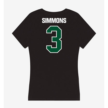 Miami - NCAA Women's Soccer : Noelle Simmons - Women's V-Neck T-Shirt-1
