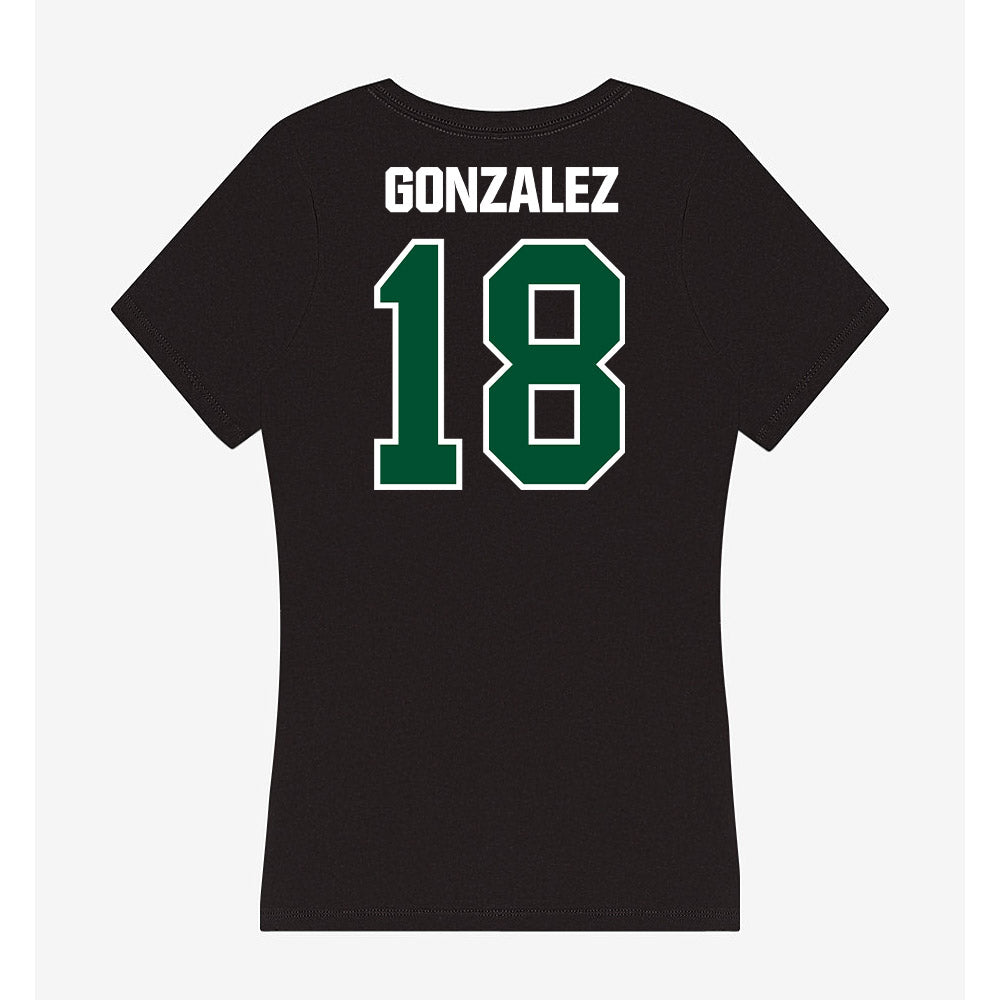 Miami - NCAA Football : Vinny Gonzalez - Women's V-Neck T-Shirt-1
