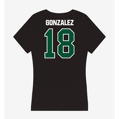 Miami - NCAA Football : Vinny Gonzalez - Women's V-Neck T-Shirt-1