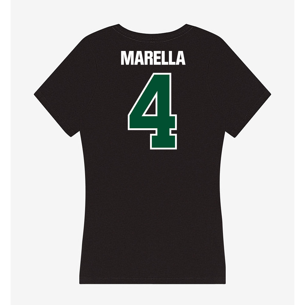 Miami - NCAA Women's Soccer : samantha marella - Women's V-Neck T-Shirt-1