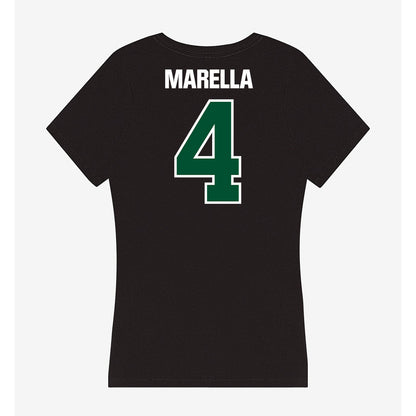 Miami - NCAA Women's Soccer : samantha marella - Women's V-Neck T-Shirt-1