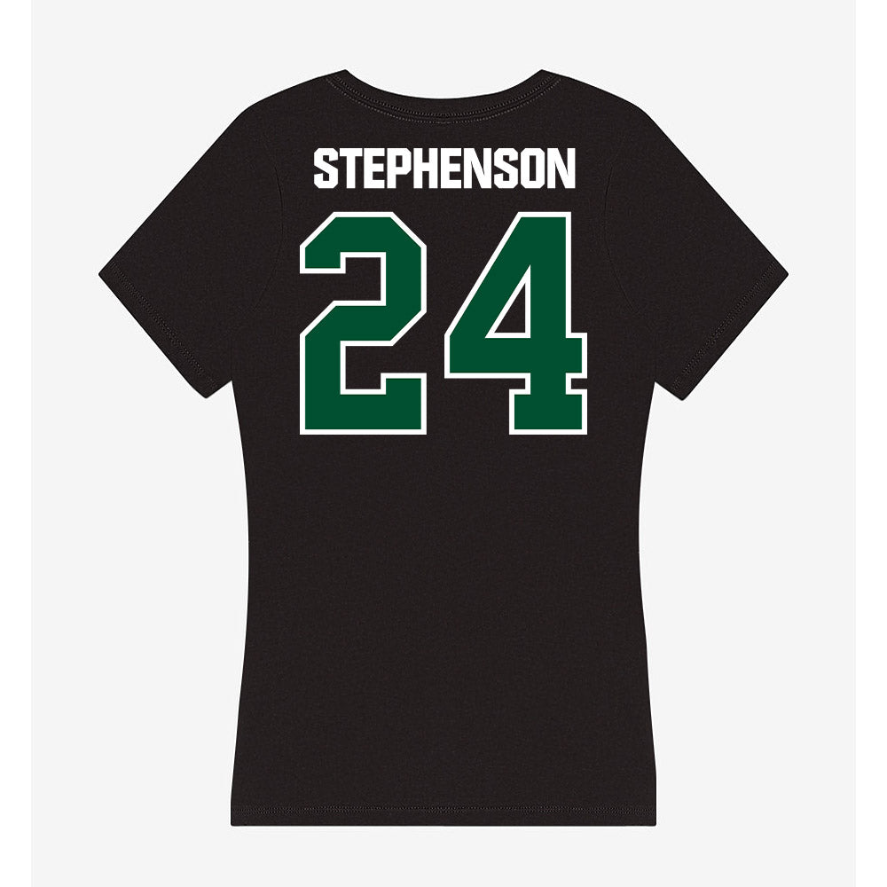 Miami - NCAA Women's Soccer : Alyssa Stephenson - Women's V-Neck T-Shirt-1