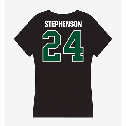 Miami - NCAA Women's Soccer : Alyssa Stephenson - Women's V-Neck T-Shirt-1