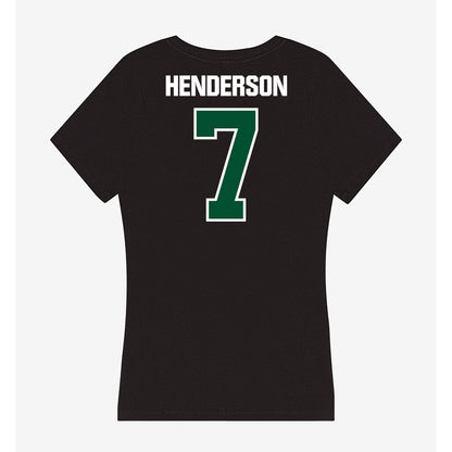 Miami - NCAA Men's Basketball : Shelton Henderson - Women's V-Neck T-Shirt-1