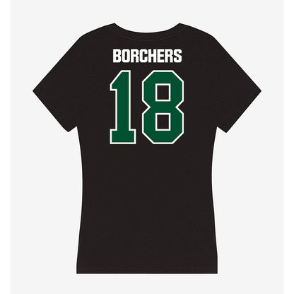 Miami - NCAA Football : Joe Borchers - Women's V-Neck T-Shirt-1