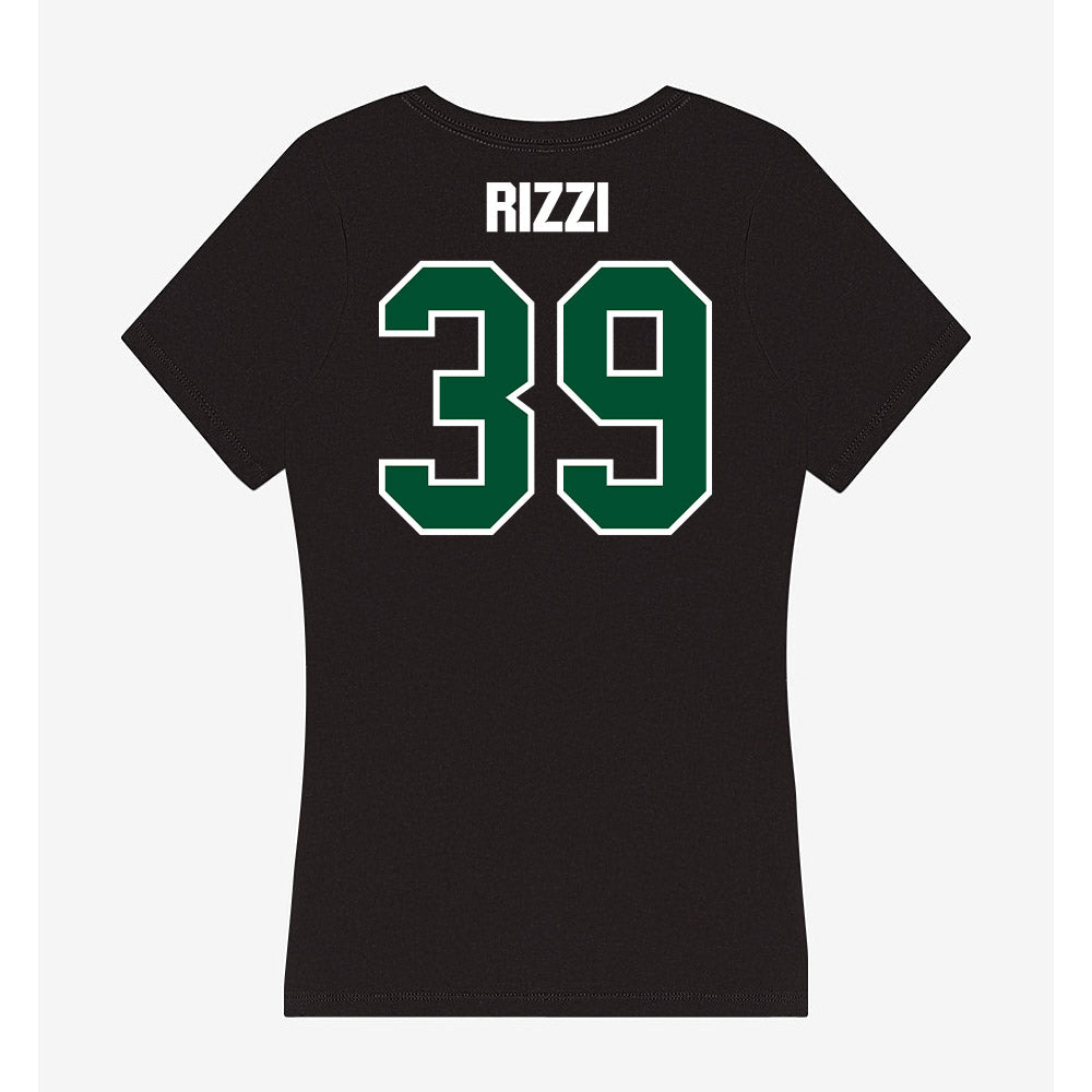 Miami - NCAA Football : Casey Rizzi - Women's V-Neck T-Shirt-1