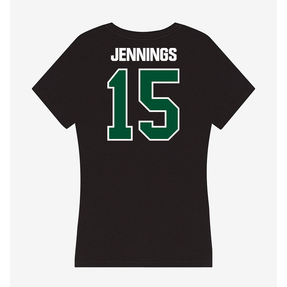 Miami - NCAA Football : Brody Jennings - Women's V-Neck T-Shirt-1