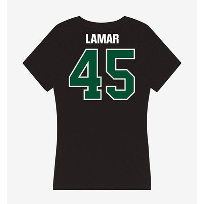 Miami - NCAA Football : Braylon Lamar - Women's V-Neck T-Shirt-1