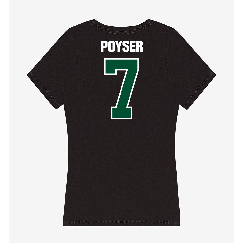 Miami - NCAA Football : Zechariah Poyser - Women's V-Neck T-Shirt-1