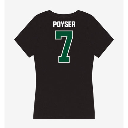 Miami - NCAA Football : Zechariah Poyser - Women's V-Neck T-Shirt-1