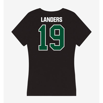 Miami - NCAA Women's Soccer : Maddie Landers - Women's V-Neck T-Shirt-1
