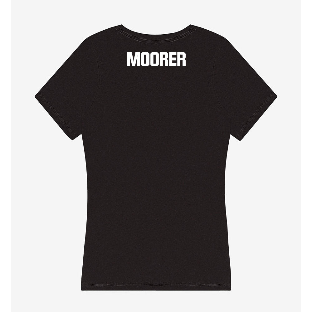 Miami - NCAA Women's Track & Field : Janay Moorer - Women's V-Neck T-Shirt-1