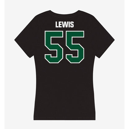 Miami - NCAA Men's Basketball : Acaden Lewis - Women's V-Neck T-Shirt-1