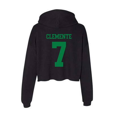 Oregon - NCAA Women's Volleyball : Alanah Clemente - Women's Crop Fleece Hoodie-1