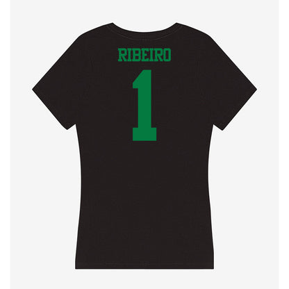 Oregon - NCAA Women's Volleyball : Maila Ribeiro - Women's V-Neck T-Shirt-1