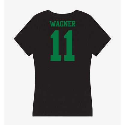 Oregon - NCAA Women's Basketball : Sammie Wagner - Women's V-Neck T-Shirt-1