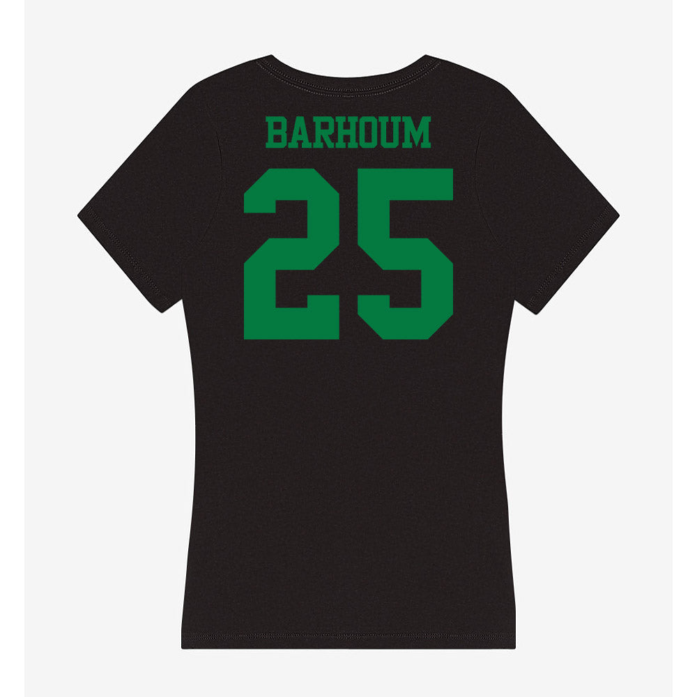 Oregon - NCAA Women's Basketball : Sara Barhoum - Women's V-Neck T-Shirt-1