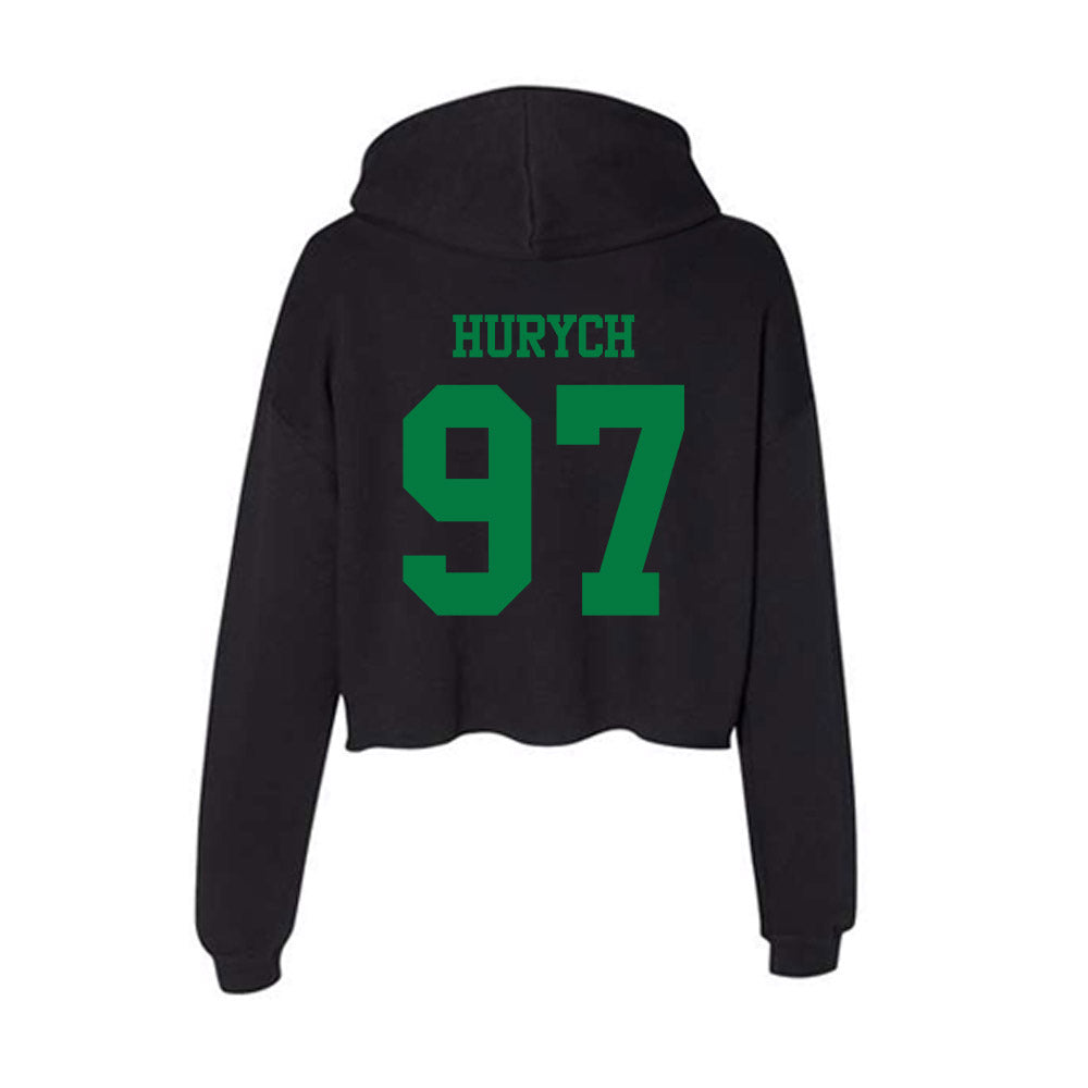 Oregon - NCAA Football : Gage Hurych - Women's Crop Fleece Hoodie-1
