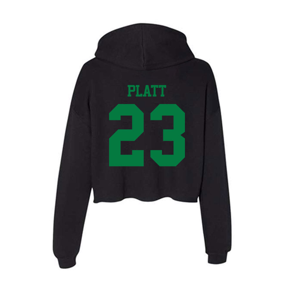 Oregon - NCAA Football : Brayden Platt - Women's Crop Fleece Hoodie-1