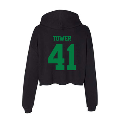 Oregon - NCAA Acrobatics & Tumbling : Mailee Tower - Women's Crop Fleece Hoodie-1